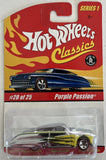 Hot Wheels Classics Silver Purple Passion 1:64 Series 1 Die Cast MISP, (B194)
