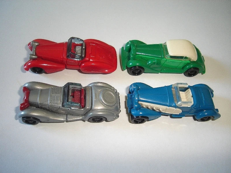 EUROPEAN LIMOUSINES 1936-1938 VINTAGE MODEL CARS SET 1:87 H0 - KINDER SURPRISE