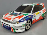 Custom Tamiya RC 1/10 Toyota Corolla WRC Castrol + FF01 Chassis servo For Parts