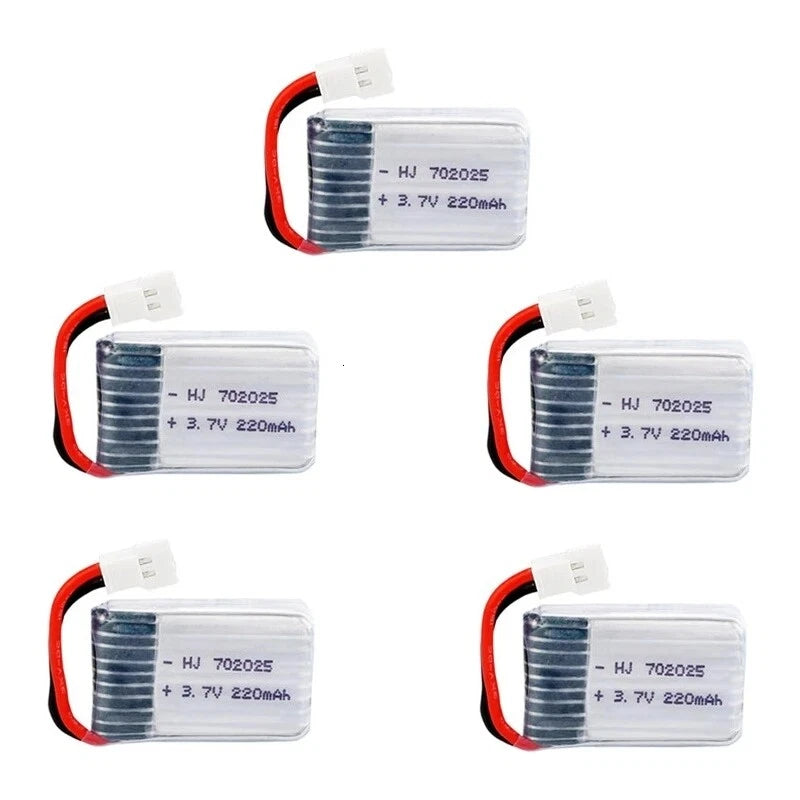 3.7V 220mAh Lipo Battery for X4 X11 X13 RC Drone Quadcopter Spare Parts 702025
