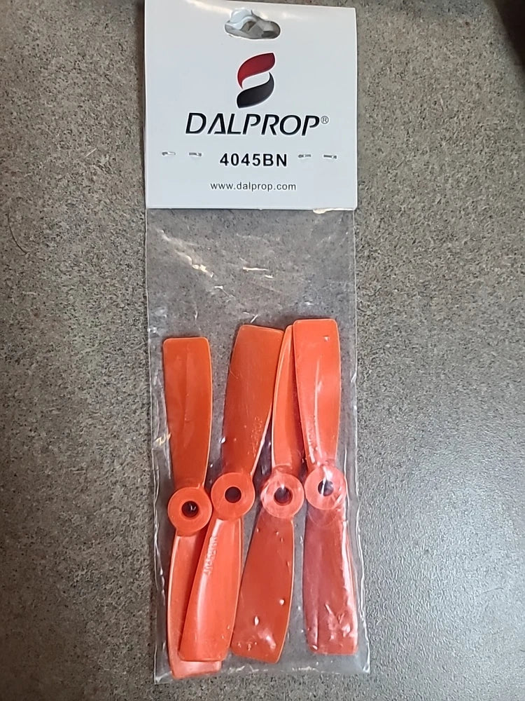 Dalprop 4045BN Orange Propellers 4" Set of 4