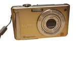 Panasonic DMC-FS25 Lumix iA Digital Camera 12.1 MP Face Detection iPhoto - Gold