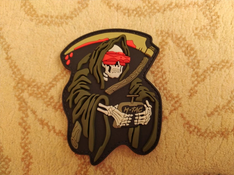 Operator Drones FPV Death PVC 3D  PATCH  90 x 65 mm