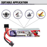 3S 730mAh 100C LIHV B attery DIY FPV Toothpick Drone Quadcopter 1PCS