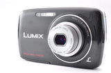 Panasonic LUMIX DMC-S1 Digital Camera Black Compact Tested Great Condition