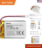 Durable 3.7V Lipo Battery - 820mAh Rechargeable Power for Multiple Devices Battery