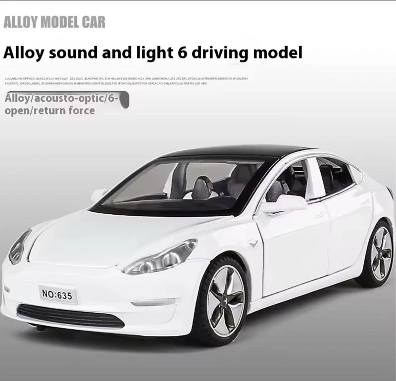1:32 Model 3 Model X Alloy Diecast Metal Model Car Sound