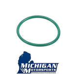 Green rubber O-ring seal for input shaft, circular gasket with smooth outer edge