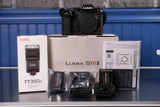 Panasonic Lumix S1R II digital camera body, with extras.  Godox TT350.