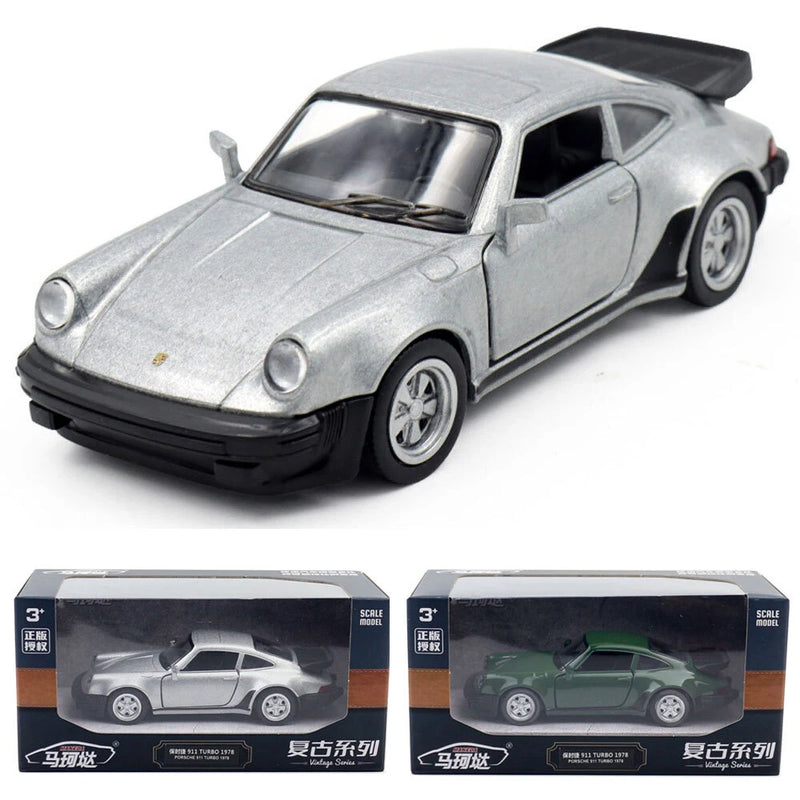 1/36 1978 Porsche 911 Turbo Model Car Diecast Toy Cars Toys for Boys Kids Gifts