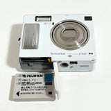 FUJIFILM FinePix F440 White Digital Compact Camera 4.1MP Tested From JAPAN