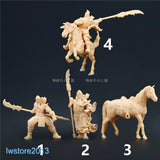 1/64 Guan Yu Man Horse Scene Props Miniatures Figures Model For Cars Vehicles