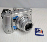 PANASONIC LUMIX DMC-LZ7 DIGITAL CAMERA 7.2 MP 6x ZOOM (TESTED) w/ memory card A2