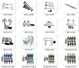 Alloy Upgrade Parts Silver For 1:10 Redcat Blackout XTE PRO XBE SC Racing Rc Car