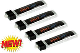 Powerhobby 1S 3.7V 250Mah 45C Lipo Battery 4 Pack PHB1S25045C