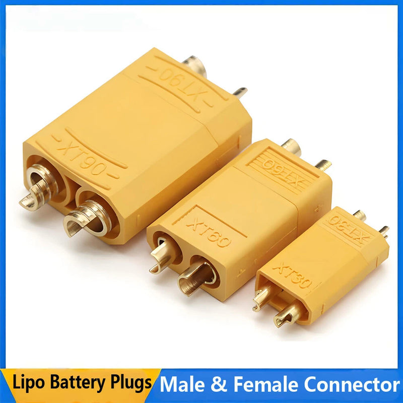 XT30/60/90H Connectors Male & Female Connector For RC Model Lipo Battery Plugs