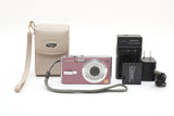 Panasonic LUMIX DMC-FX07 7.2MP Pink Digital Camera [Excellent+++++] from Japan