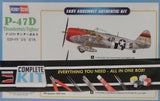 WWII P-47D THUNDERBOLT HOBBY BOSS 1:48 COMPLETE PLASTIC AIRPLANE KIt