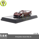 1/64 Pagani Huayra R Supercar LCD Models Diecast Model Toy Car Friends Gifts