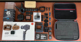 GoPro HERO6 Black Action Camera Bundle Lot W/Gimbal, Leather Case, and extras!