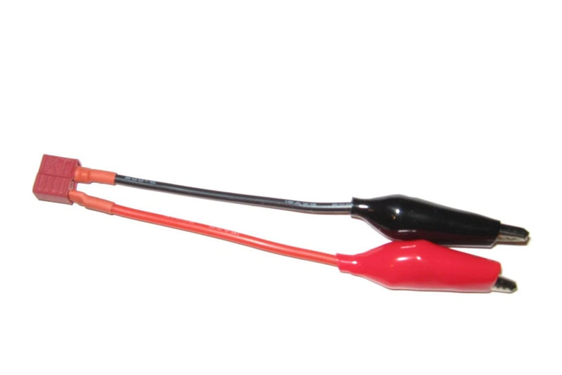 Deans T-Plug Female to Alligator clip charge lipo Pb Deans Charge Plug Nylon T Battery
