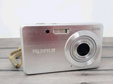 Fujifilm FinePix J10 Digital Camera Silver - Untested - Sold For Parts or Repair