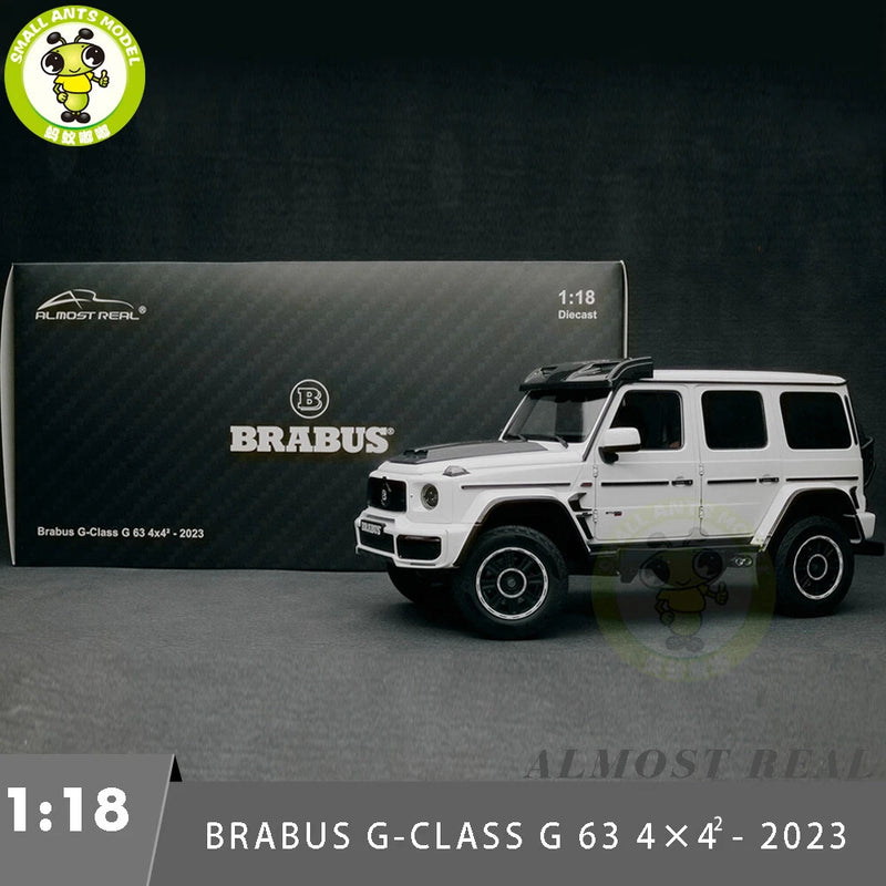 1/18 Brabus 800 G63 G Class 4¡Á4? 2023 Almost Real 860542 White Diecast Model Car