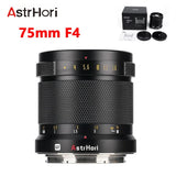 AstrHori 75mm F4 Manual Focus Prime Lens for Fujifilm Fuji GFX 50S 100S Camera