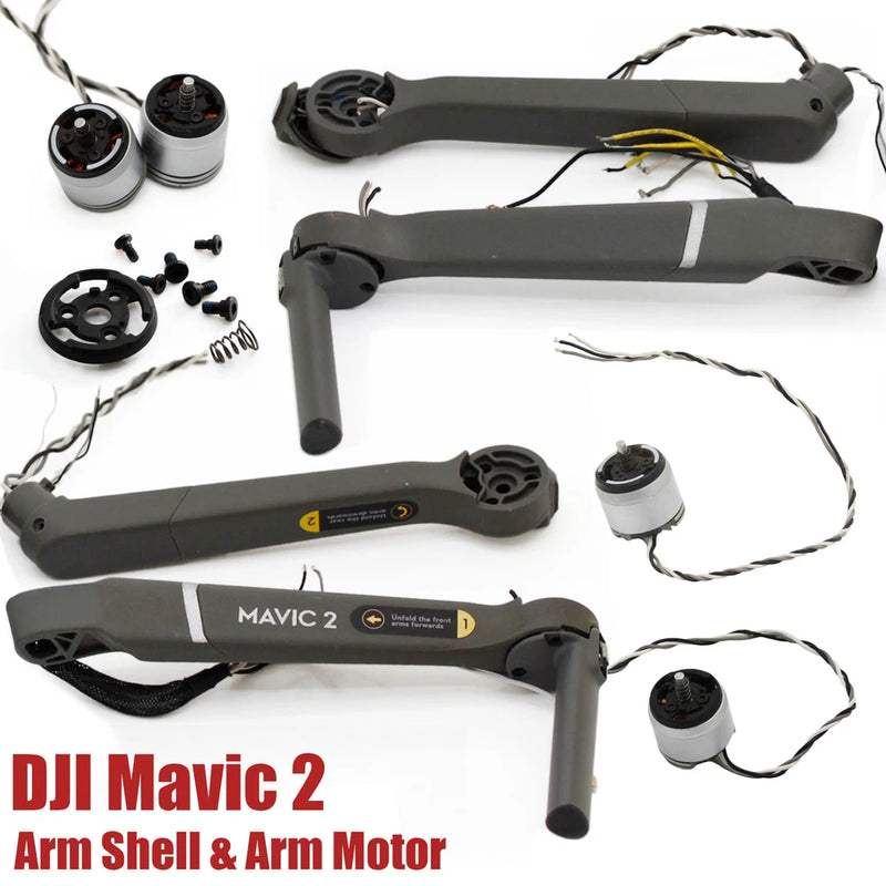 Drone arm shell and motor LED cover set, dark gray