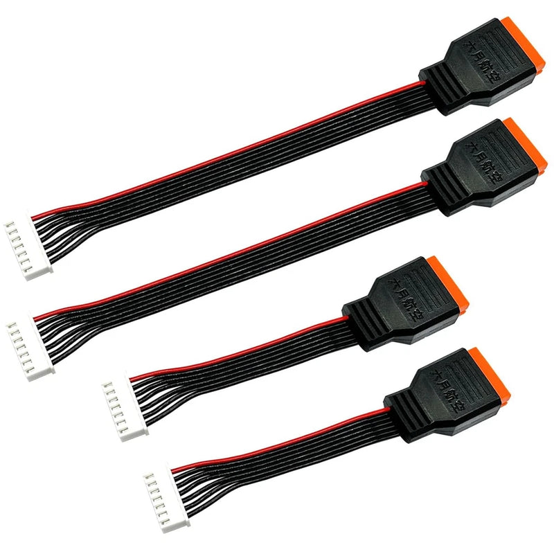 4Pcs JST-XH Balance Cable 2-6S 3S Lipo Battery Balance Charger Extend Expansion Battery