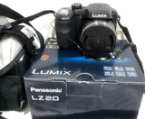 Panasonic LUMIX DMC-LZ20 16.1MP Digital Camera Black with Case & Shoulder Strap