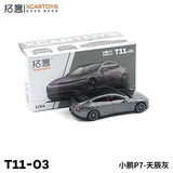 XCarToys 1:64 XPENG P7 Grey Diecast Model Car