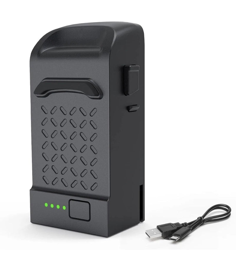 Drone intelligent flight battery with charging USB cable, black