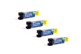 Pack of 4 150mah 1s 3.7v 25c Lipo Battery for E-Flite Hobbyzone Sport Cub S Battery