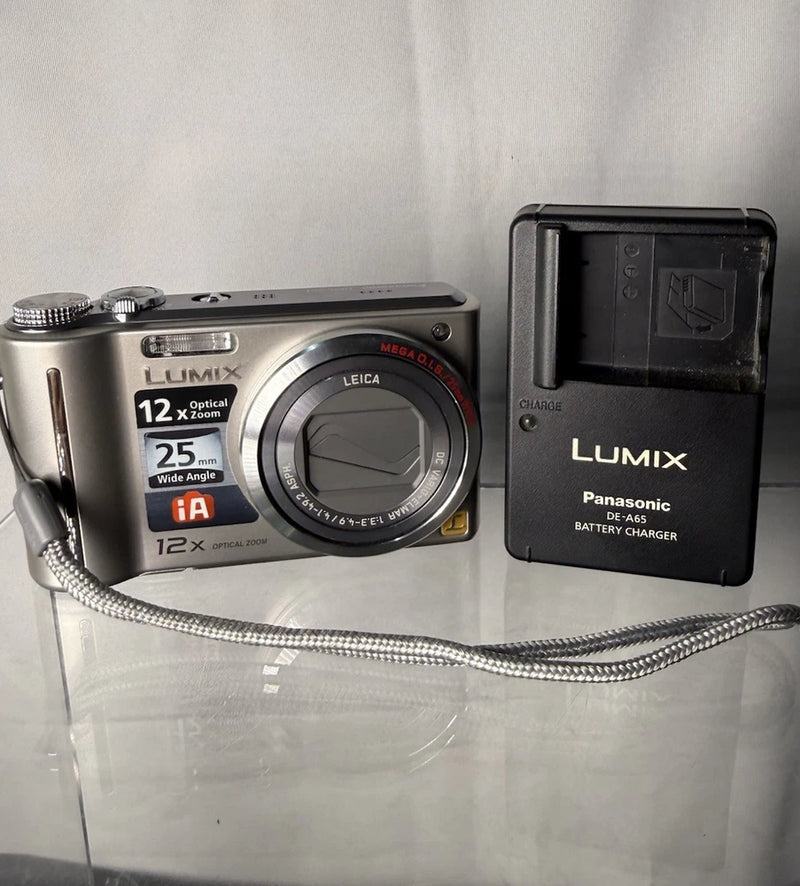 Panasonic Lumix DMC-ZS1 Silver With Case & Charger/Battery Included