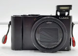 Panasonic LUMIX LX10 20.1MP Black Cam Leica Lens 4K Vid Ultra Clear Visuals