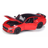 1:25 2024 Ford Mustang GT Red Alloy Car Model Diecast Collectible Display Gift