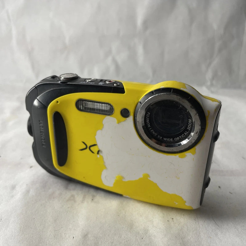 Fujifilm FinePix XP90 Yellow 16.4MP 5x Optical Zoom Digital Camera *WORKS*