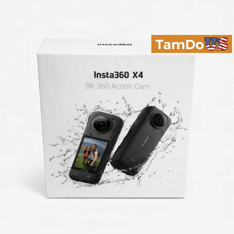 Insta360 X4 8K 360 Degree Pocket Action Camera Standard Edition Waterproof Black