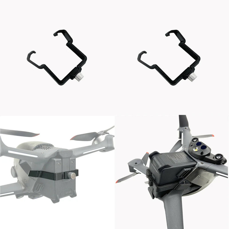 For DJI FPV Drone Anti-Release Battery Fixing Buckle Anti-Dropping Holder Set