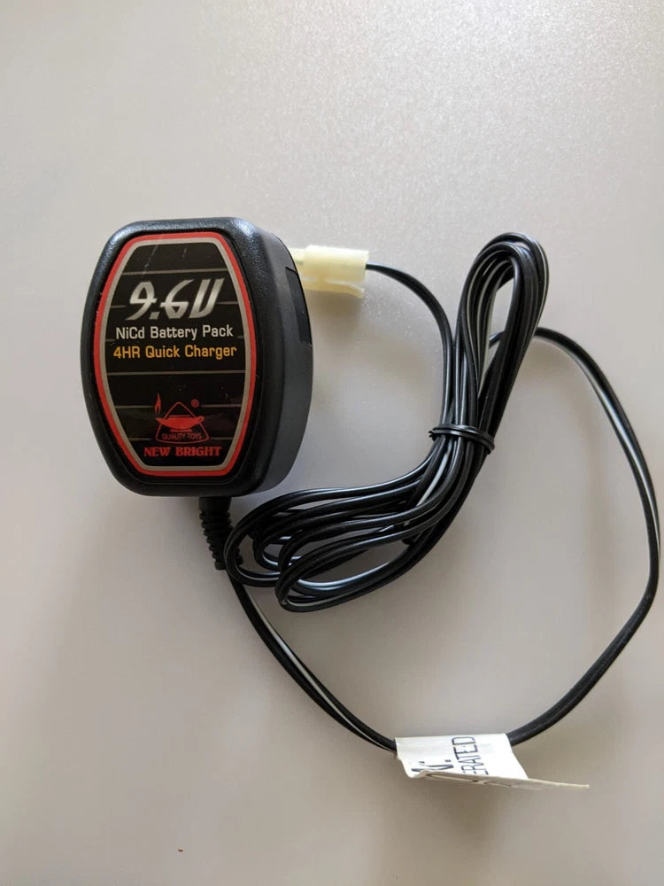 New Bright NiCd 9.6V battery quick charger with cord and plug