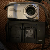 Panasonic Lumix DMC-TZ1 Digital Camera 10x Optical Zoom  [used w/ error message]