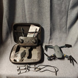 Foldable mini micro drone with remote controller, carrying case and accessories
