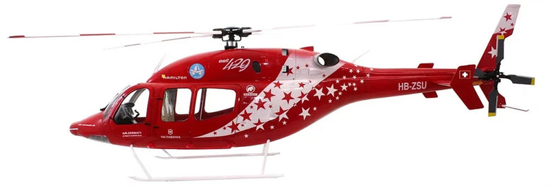Roban 700size B 429 ARF Air Zermatt RC Helicopter Fuselage 700 Size Red