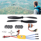 1400KV Brushless Motor 30A ESC Drone Motor ESC Kit For 550 RC Quadcopter Part