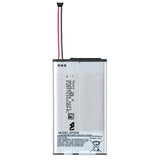 PS Vita replacement internal battery with red and black connector wires, silver label