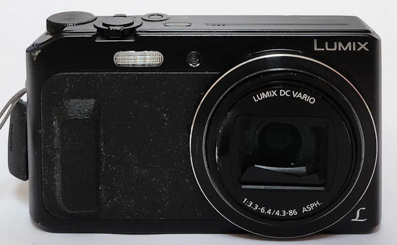 Panasonic Lumix DMC-ZS45 16MP WiFi Digital Camera Black Lens Issue No Battery