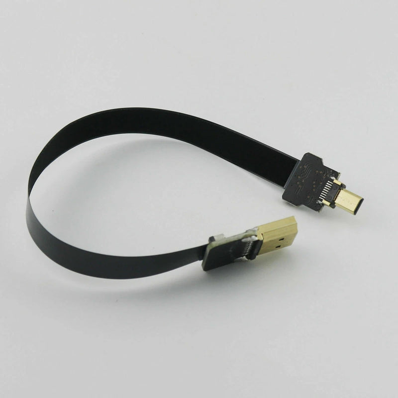 FPV Micro HDMI Male to HDMI Male FPC Flat Cable Connector for Aerial Photography
