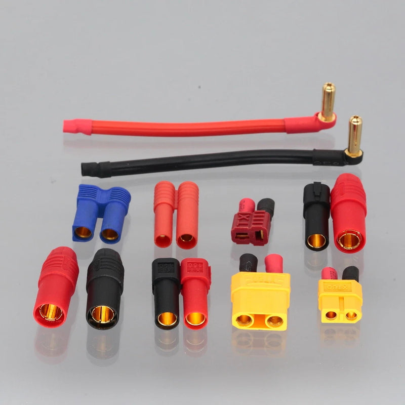 RC 5mm Bullet Lipo LiHV Hard case Battery Power adapter Wire EC5 XT90 XT60 Deans