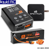 Spektrum XPSS315 Smart Powerstage Bundle: 1300mah 3s 30c LiPo Battery (Ic2)/S100